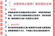 新冰箱第一次用怎样除味（简单有效的方法帮你轻松解决除味问题）