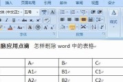 使用Word删除整页表格的方法（轻松删除Word文档中的大型表格）