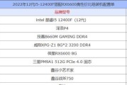 台式电脑配置性价比排行榜？如何选购高性价比台式电脑？