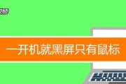 电脑开机黑屏只有鼠标亮的解决办法（如何处理电脑开机黑屏问题）