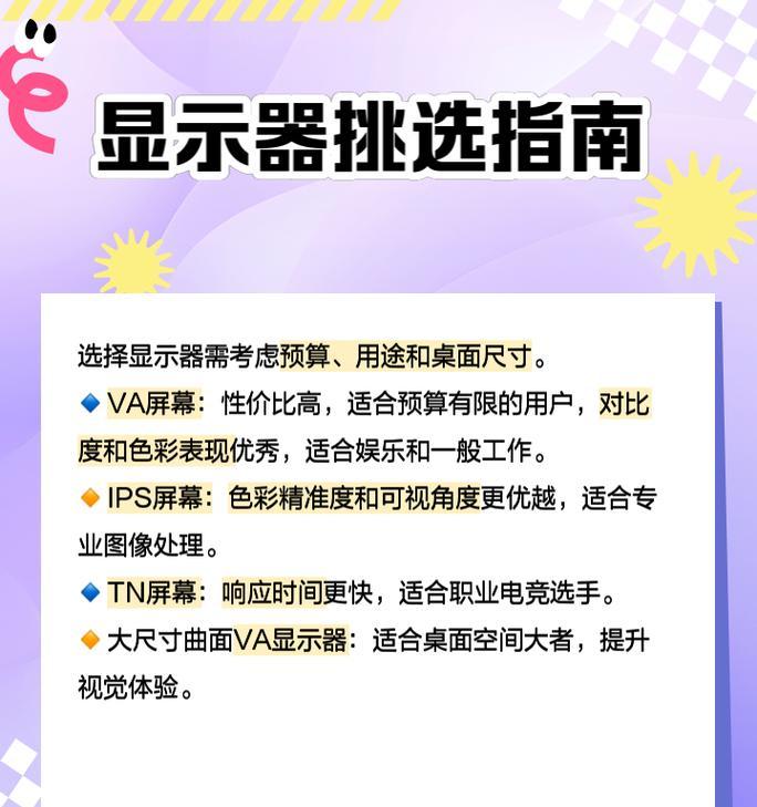 VA屏和IPS屏哪个更优？如何选择适合自己的显示器？