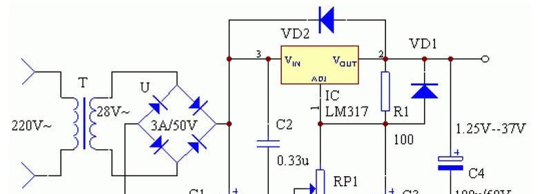 三端稳压管如何制作可调电源电路？详细步骤是什么？
